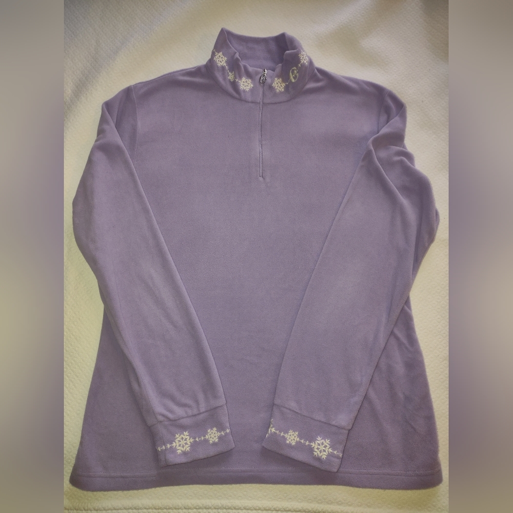 Conte of Florence fleece 3/4 zip